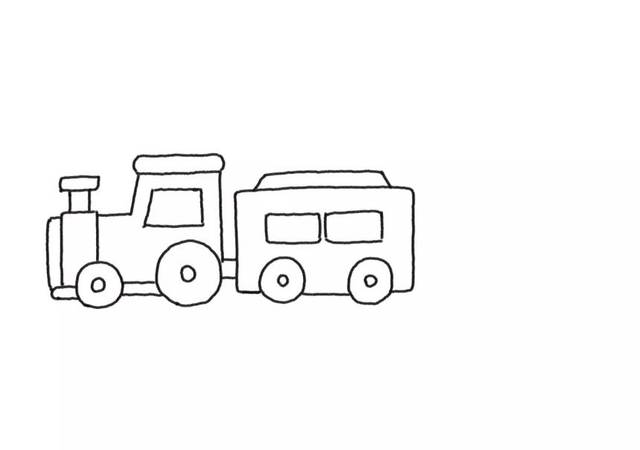 嘟嘟嘟,欢乐到!简单有趣的小火车简笔画