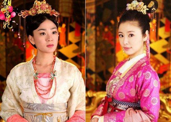 《倾世皇妃》马馥雅(林心如)和湘云公主(洪小玲).