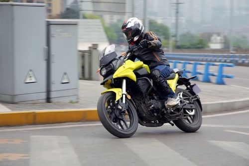 实拍力帆小排量adv车型kpt150