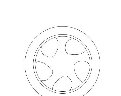 如何画汽车车轮简笔画看完就知道了