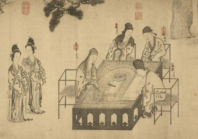 李公麟的《西园雅集图》