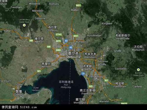 墨尔本卫星地图 - 墨尔本高清卫星地图 - 墨尔本高清航拍地图 - 2020