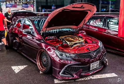 新款丰田锐志改装18款日本版大包围mark x前杠总成蒙娜丽莎前唇