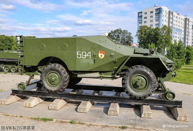 罕见的btr40zhd铁道公路两用装甲车苏联用它对付铁道游击队