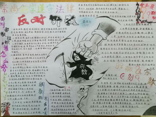 沙河二中反邪教警示教育之——优秀手抄报展(更新中)