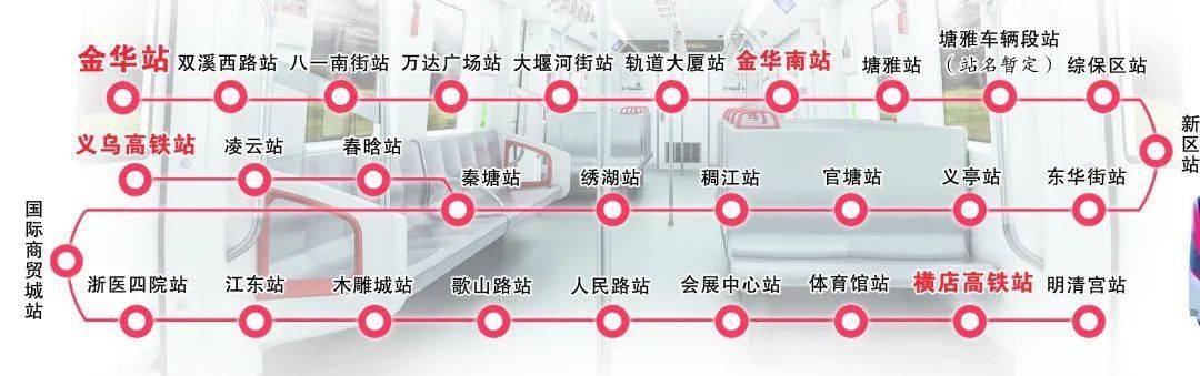 照此测算,  金华站至义乌秦塘段58.