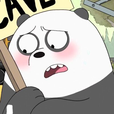 咱们裸熊胖达情侣头像