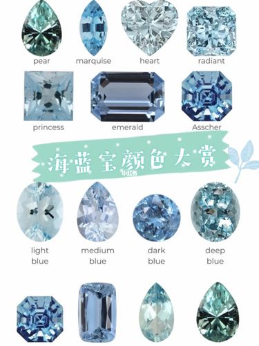 海蓝宝颜色集合_海蓝宝_情趣_时尚_配饰