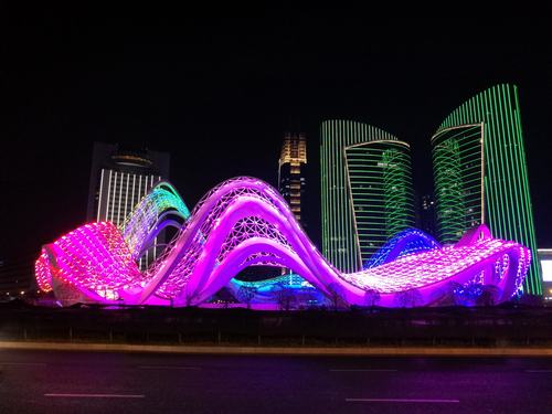 全新的光谷大转盘