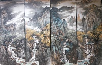 当代国画名家,中美协会员邢亚洲山水作品赏析