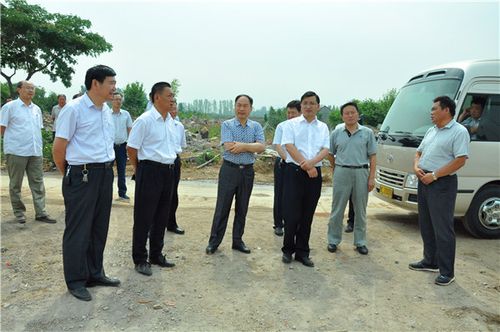 莒县领导到开发区调研督导重点项目推进情况