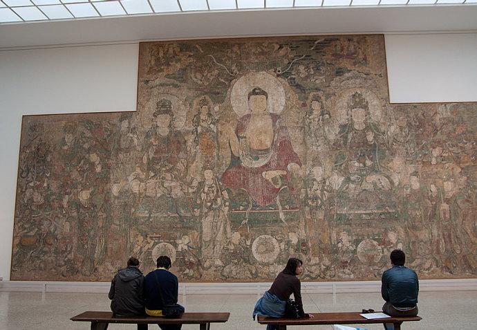 纽约大都会博物馆《药师经变》壁画