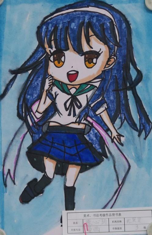 红果果2020年暑假班学员考级作品欣赏(少儿美术,漫画篇)