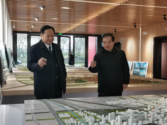 市委张兵书记听取高铁新城站城一体国际方案征集情况