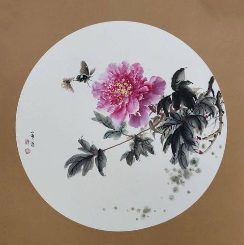 画家董萍冷艳凝香自天成