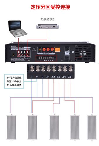 qisheng/奇声 f-150定压定阻功放机吊顶蓝牙家用音箱吸顶喇叭功放_7折