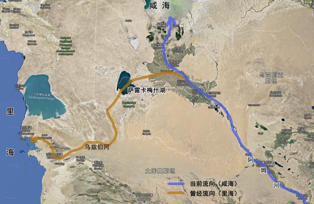 从里海到咸海,阿姆河改道,对19世纪欧亚大陆地缘政治格局的影响