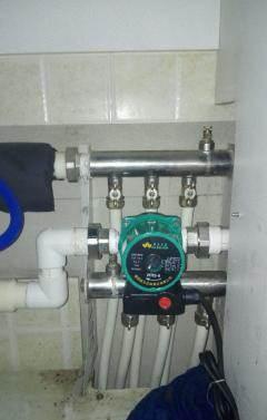 新型电加热水箱式地热取暖,温度高,用电量小