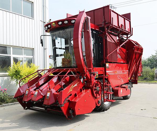 勇猛4yz-4es自走式穗茎兼收玉米收获机