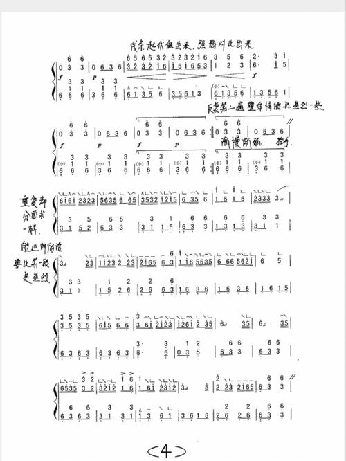 井冈山上太阳红(笔记)_古筝_娱乐_音乐