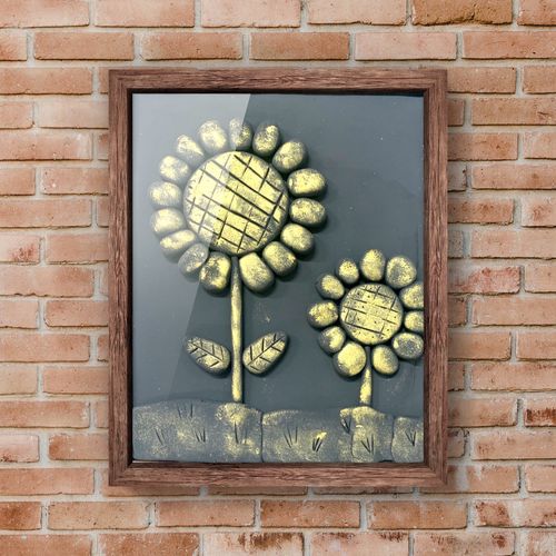 宾县第七小学美术社团第五周 《仿铜粘土浮雕》