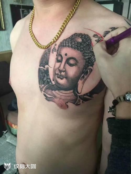 如来佛祖_纹身图案手稿图片_青岛小国的纹身作品集