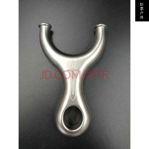 野外用tc21钛合金数控高端宝剑飞虎扁皮弹弓精准成人专用弹弓架非铸造