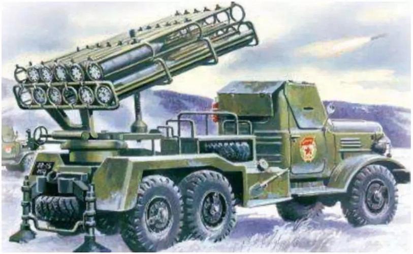 使用 300 毫米火箭弹的 bm-31 火箭炮