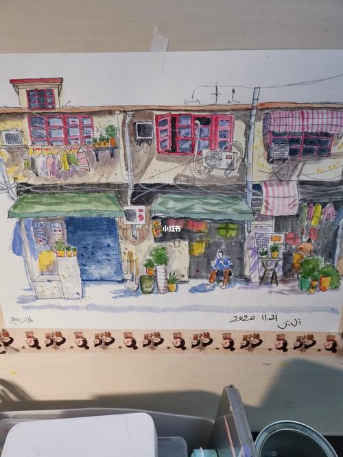 上海风情_绘画_文化_绘画