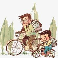 爸爸和儿子的头像一对 父子卡通动漫头像_微信头像图片大全