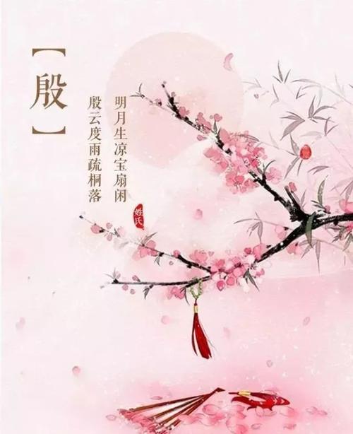 取一个如诗美名藏在你姓氏里的诗情画意