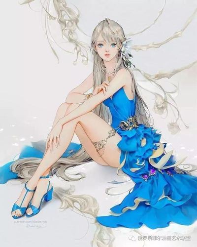 莫非这位韩国神仙画手画的是小仙女?