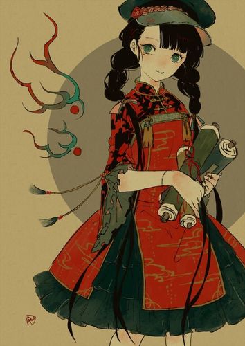 画师壶也的作品非常有灵气的奇诡画风