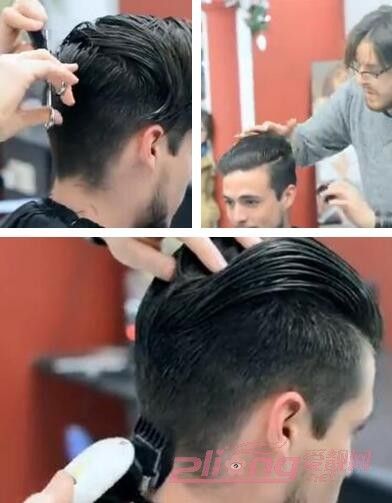 如何打理欧美帅气男生大背头发型教程