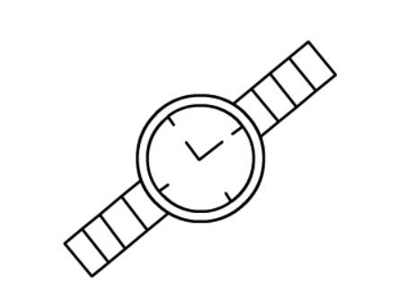 儿童画手表的简单画法_如何画手表的简笔画