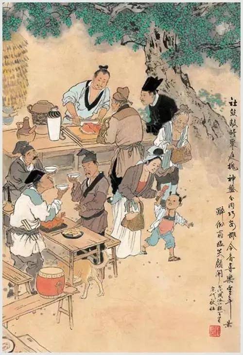 一百幅古代风俗画(1-50),轻松了解全年传统习俗文化