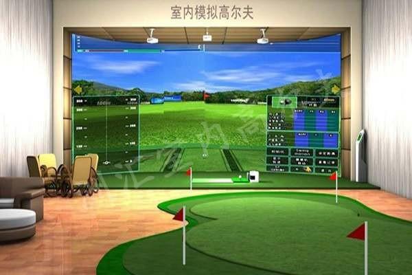 揭阳室内模拟高尔夫免费安装洲汇高尔夫