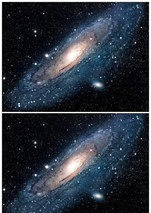 蓝色银河系ppt背景图片