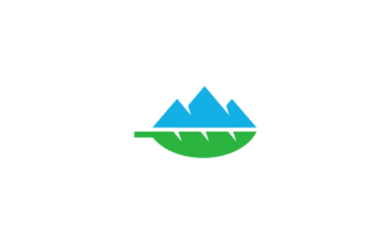 雄伟的高山logo设计