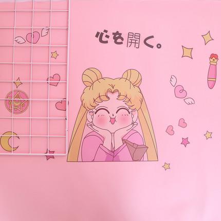 网红墙纸自粘卧室宿舍女孩壁纸装饰贴纸ins风墙贴少女心房间布