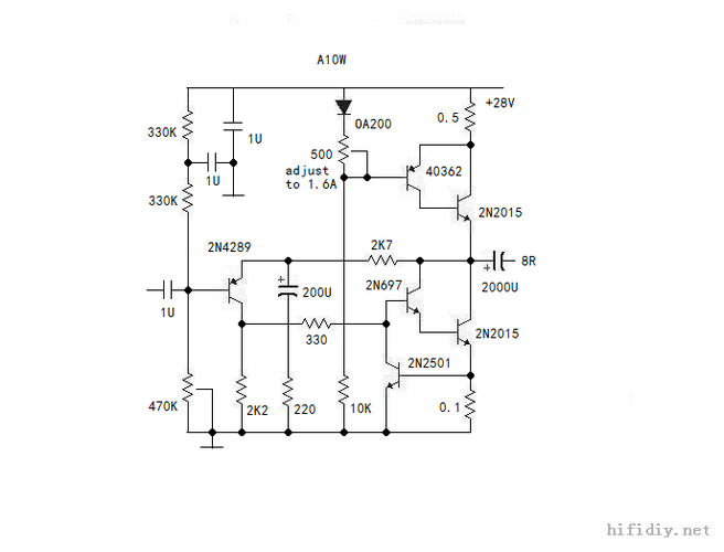 比1969还简单只有三只场效应管的甲类功放