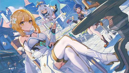 pixiv电脑壁纸:原神/女仆/纯白