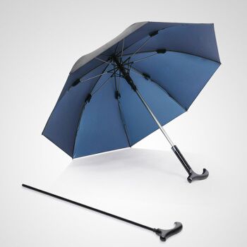 雨伞多功能男女拐杖老人可分离助力防滑雨伞雨具
