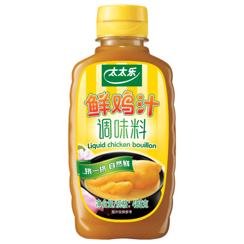 太太乐 鲜鸡汁调味料408g 扣三丝煲汤拌面鸡汤面 浓缩