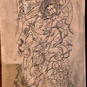 张顺破水门##老传统纹身##日式纹身.