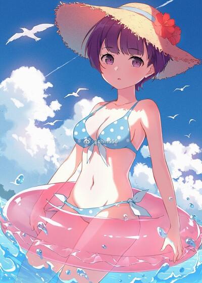 泳衣动漫少女心