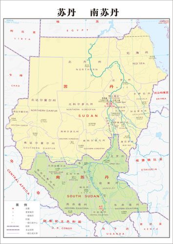 南苏丹共和国地图_苏丹共和国地图