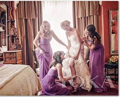 整装待发 出嫁前从容的美国新娘