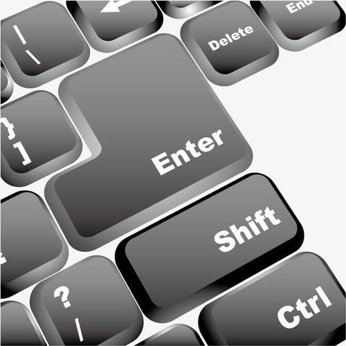 手绘/卡通 卡通元素 > 矢量回车键  收藏 [声明] 觅元素所有素材为