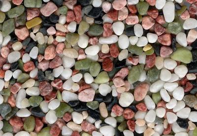 供应彩色石子彩石子 七彩小石子 花盆花瓶装饰用彩石子